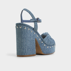 Aldo | Ulialdan Blue Combo Women's Platform sandals - Strappy heeled sandal