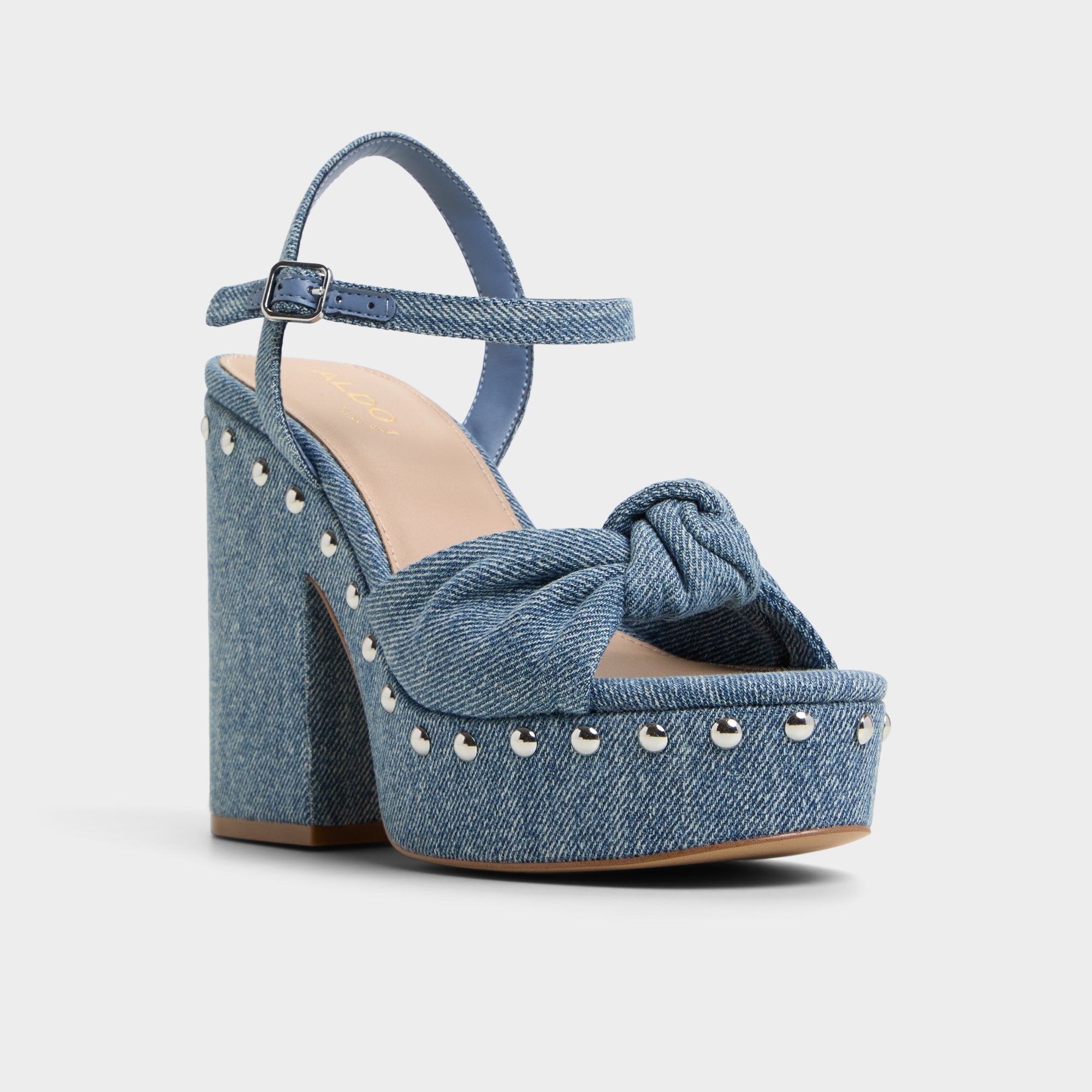 Aldo | Ulialdan Blue Combo Women's Platform sandals - Strappy heeled sandal
