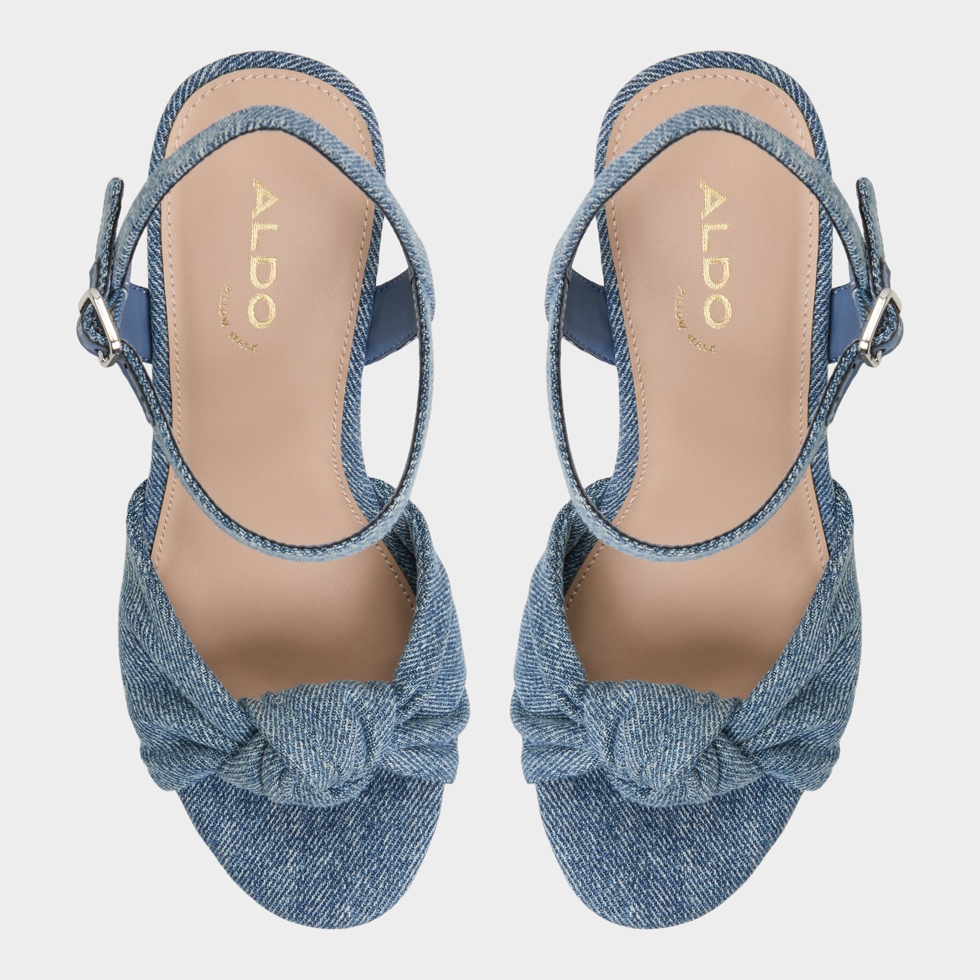 Aldo | Ulialdan Blue Combo Women's Platform sandals - Strappy heeled sandal