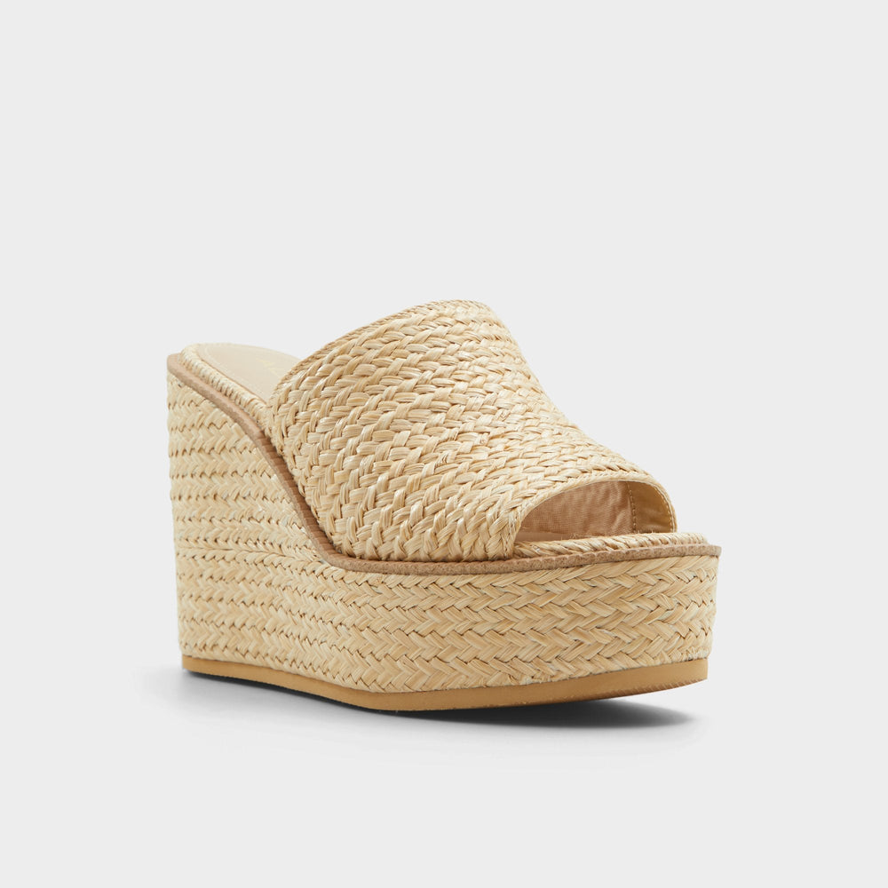 Aldo | Midsommar Open Natural Women's Wedges - Wedge sandal, Wedge heel