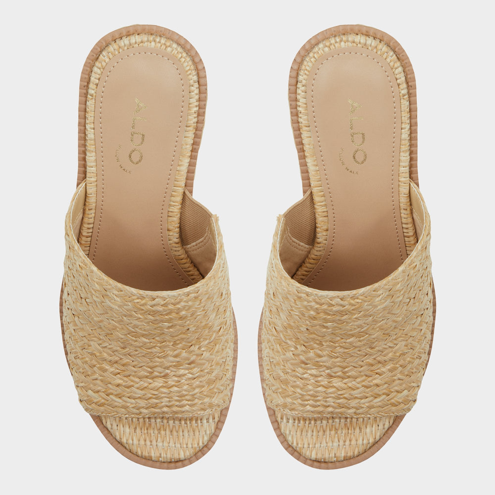 Aldo | Midsommar Open Natural Women's Wedges - Wedge sandal, Wedge heel