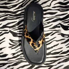 Aldo | Grettle Brown Multi Women's Flats - Flip flop, Platform