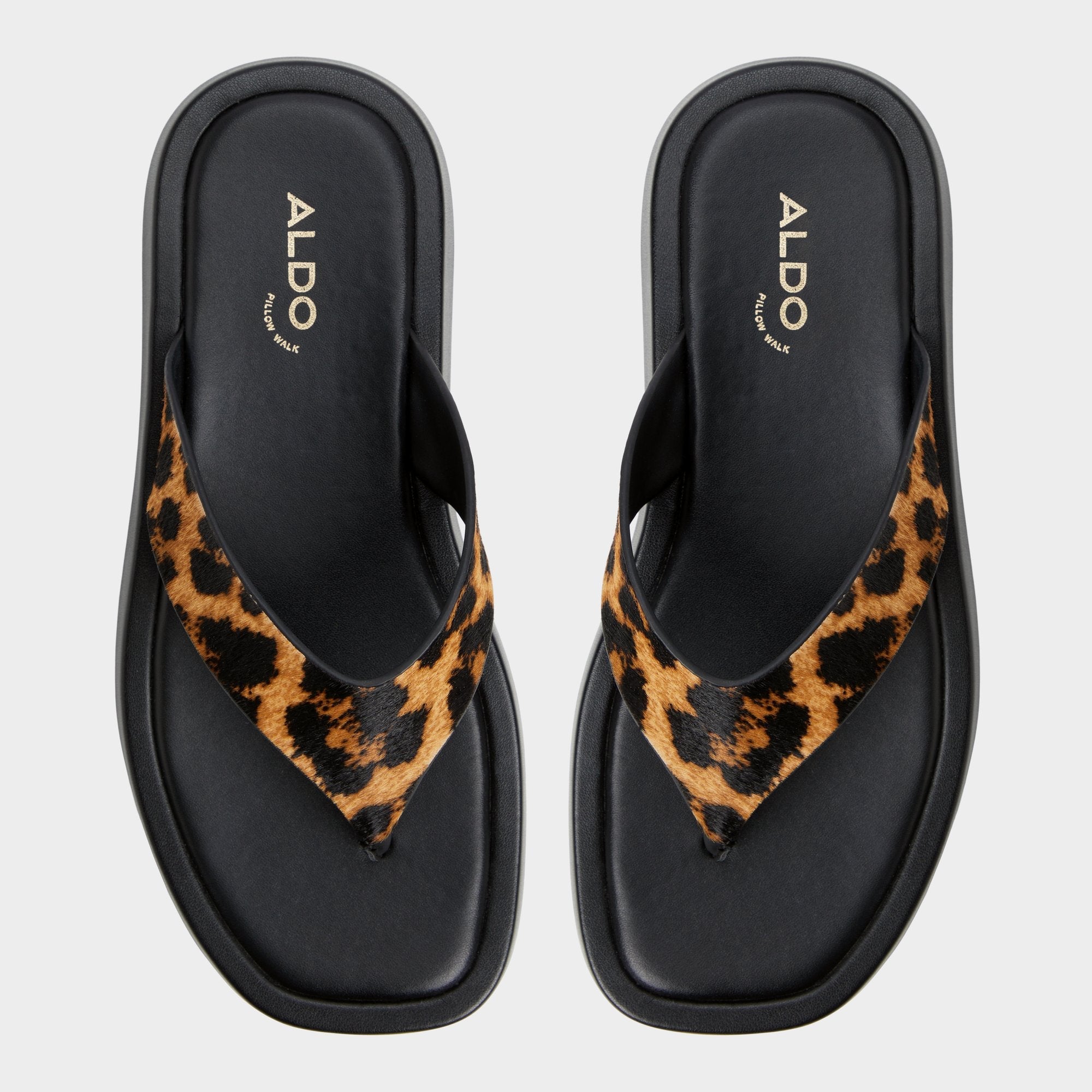Aldo | Grettle Brown Multi Women's Flats - Flip flop, Platform