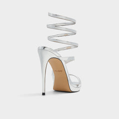Aldo | Katswirl in Silver - Strappy sandal, Stiletto platform