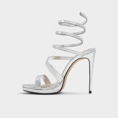 Aldo | Katswirl in Silver - Strappy sandal, Stiletto platform