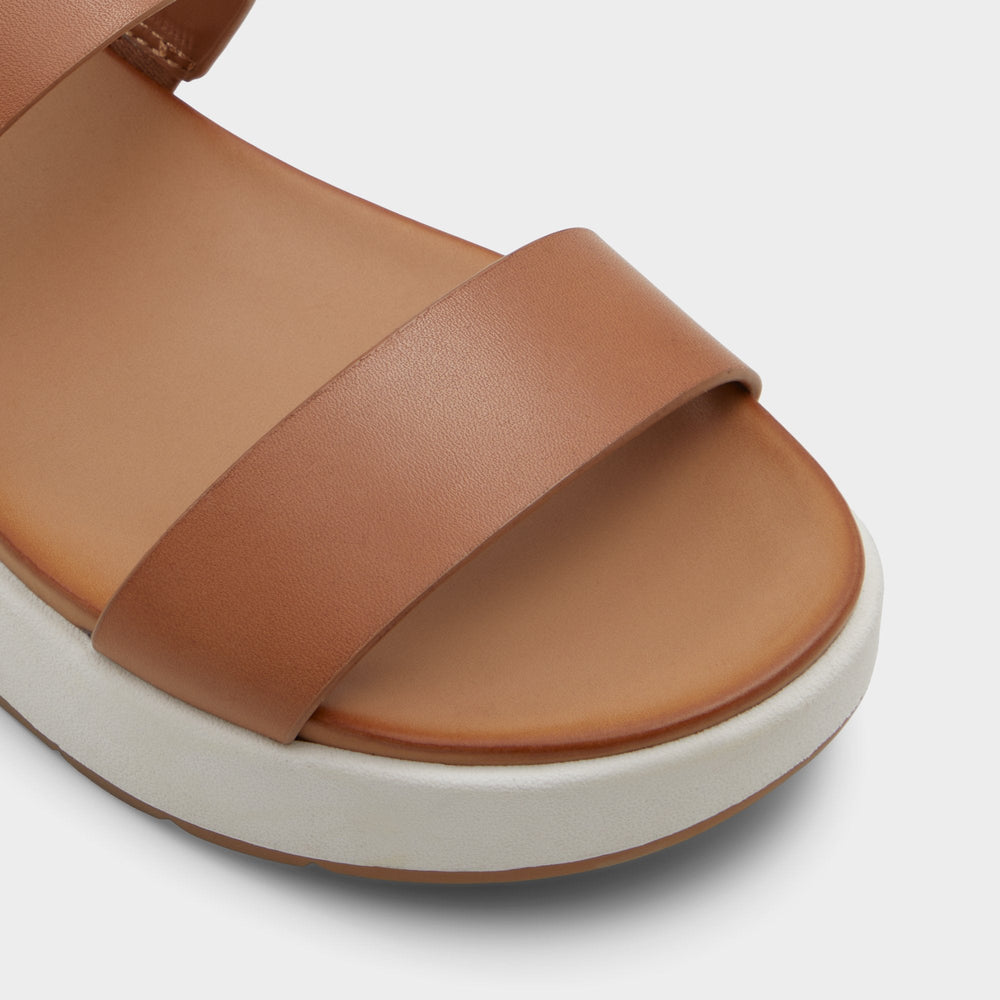 Aldo | Silyia Dark Beige Women's Sandals - Flat sandal