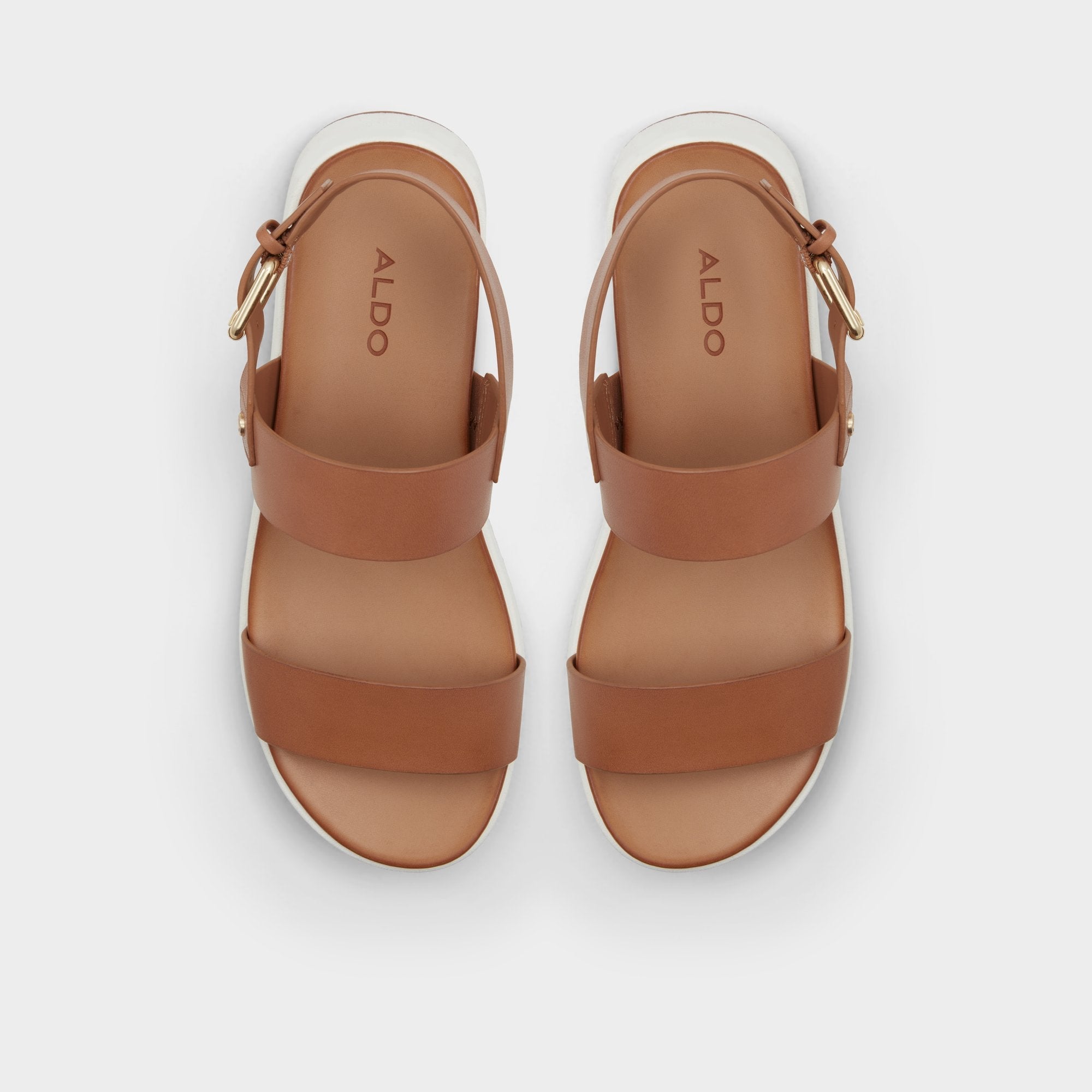 Aldo | Silyia Dark Beige Women's Sandals - Flat sandal