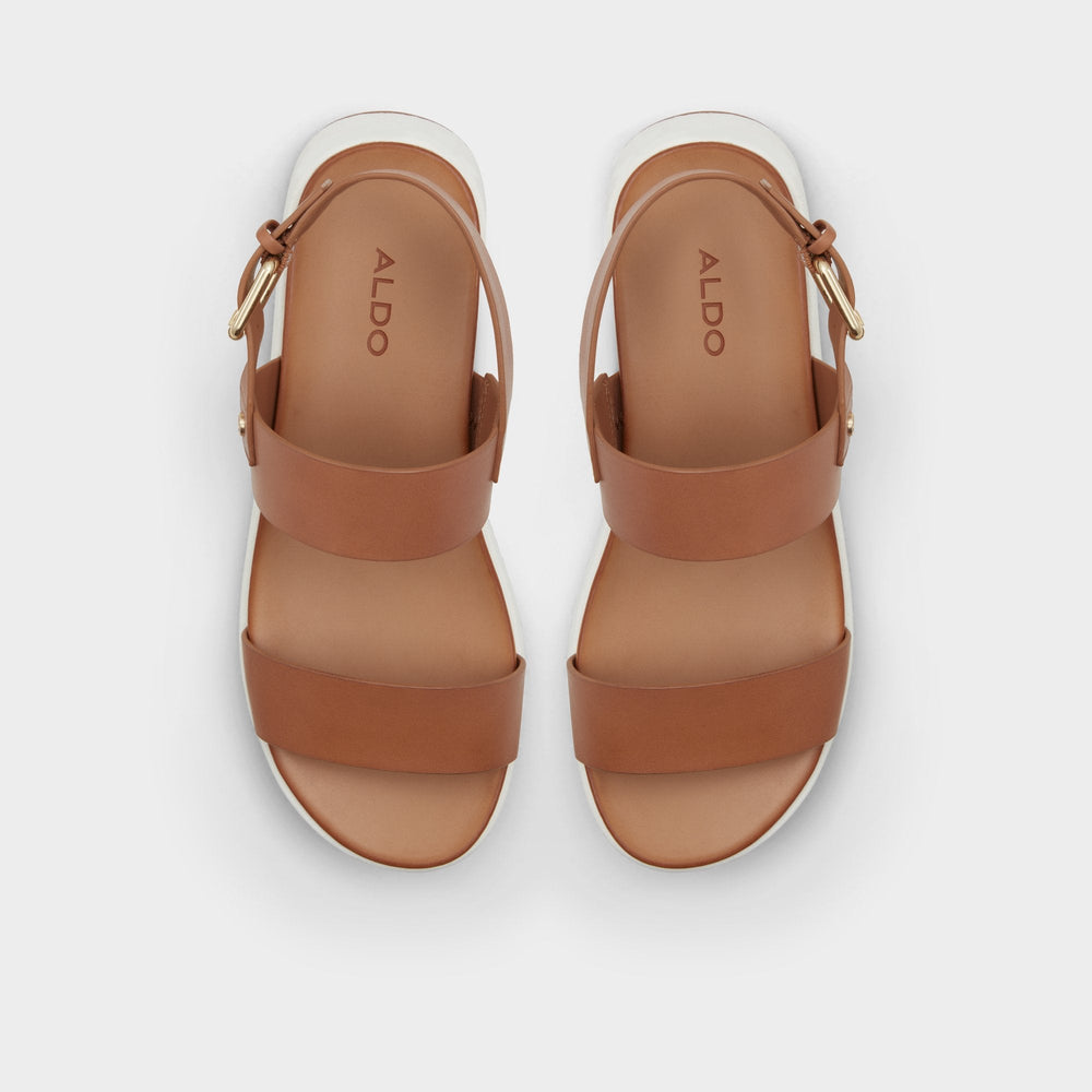 Aldo | Silyia Dark Beige Women's Sandals - Flat sandal