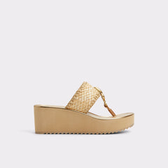 Aldo | Penelopy Natural Women's Wedges - Wedge sandal, Wedge heel