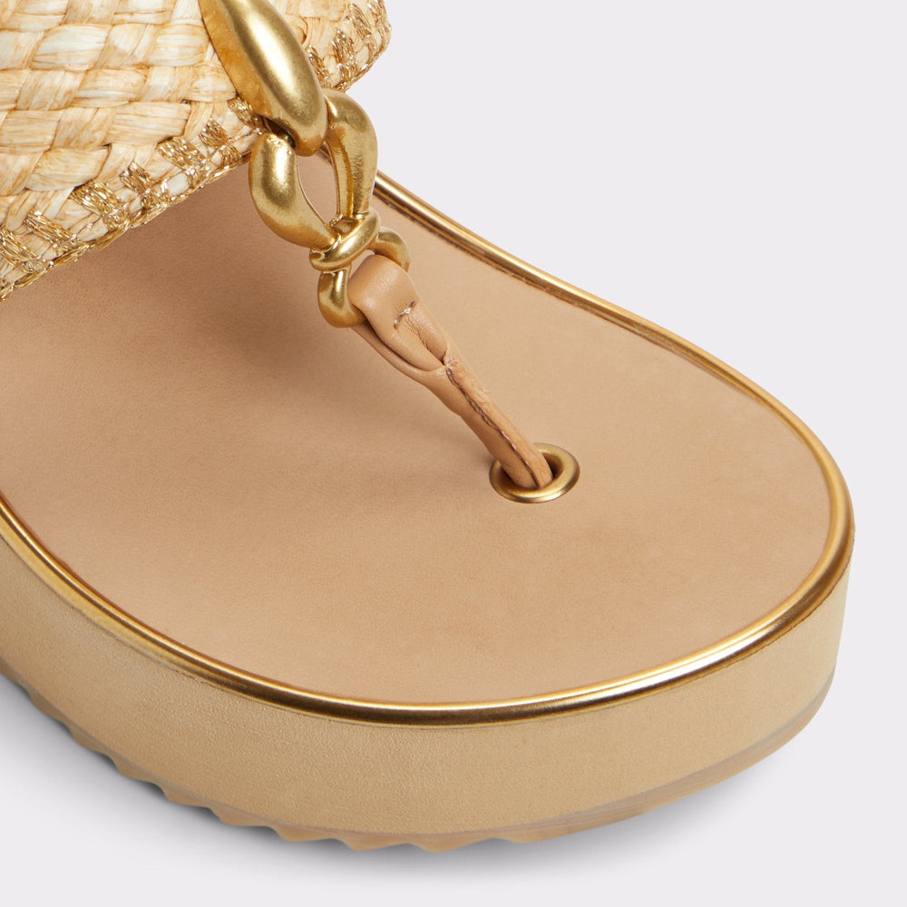 Aldo | Penelopy Natural Women's Wedges - Wedge sandal, Wedge heel