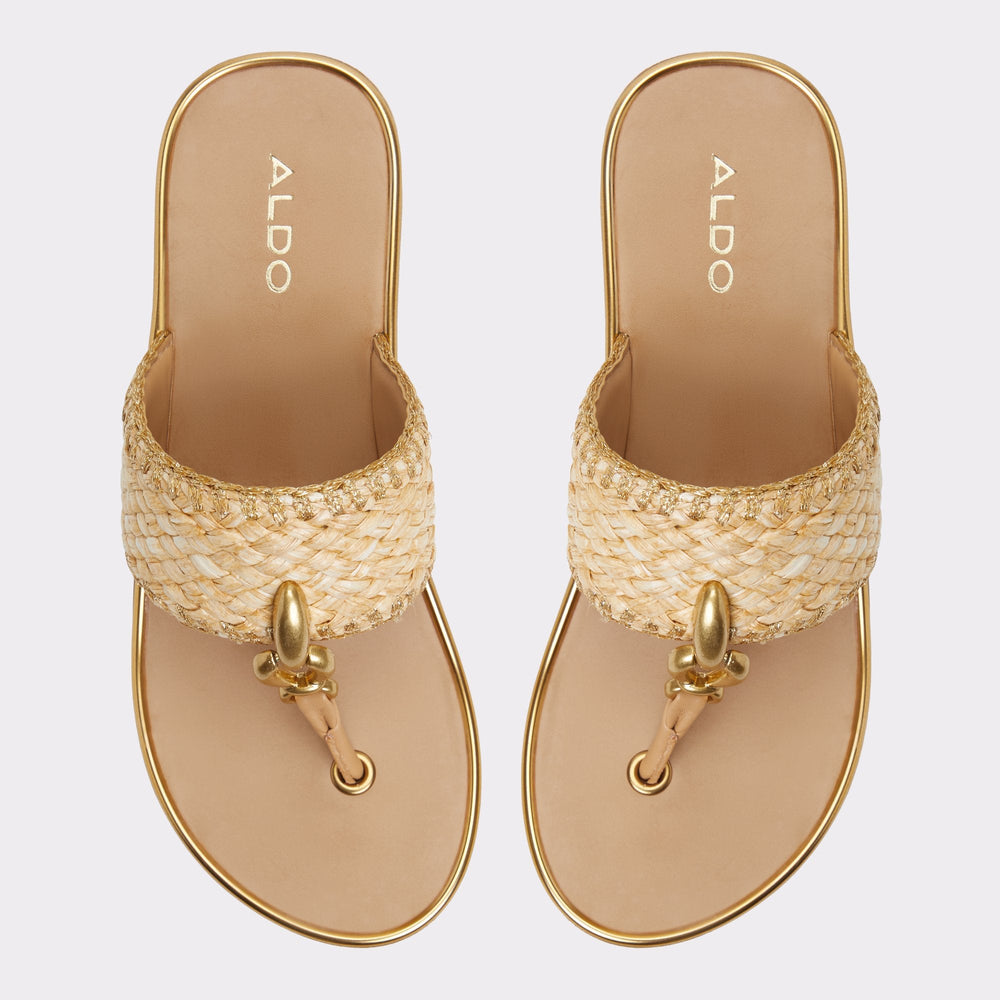 Aldo | Penelopy Natural Women's Wedges - Wedge sandal, Wedge heel
