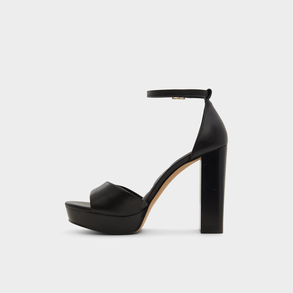 Aldo | Enaegyn2.0 Black Women's Platform sandals - Strappy heeled sandal, Platform