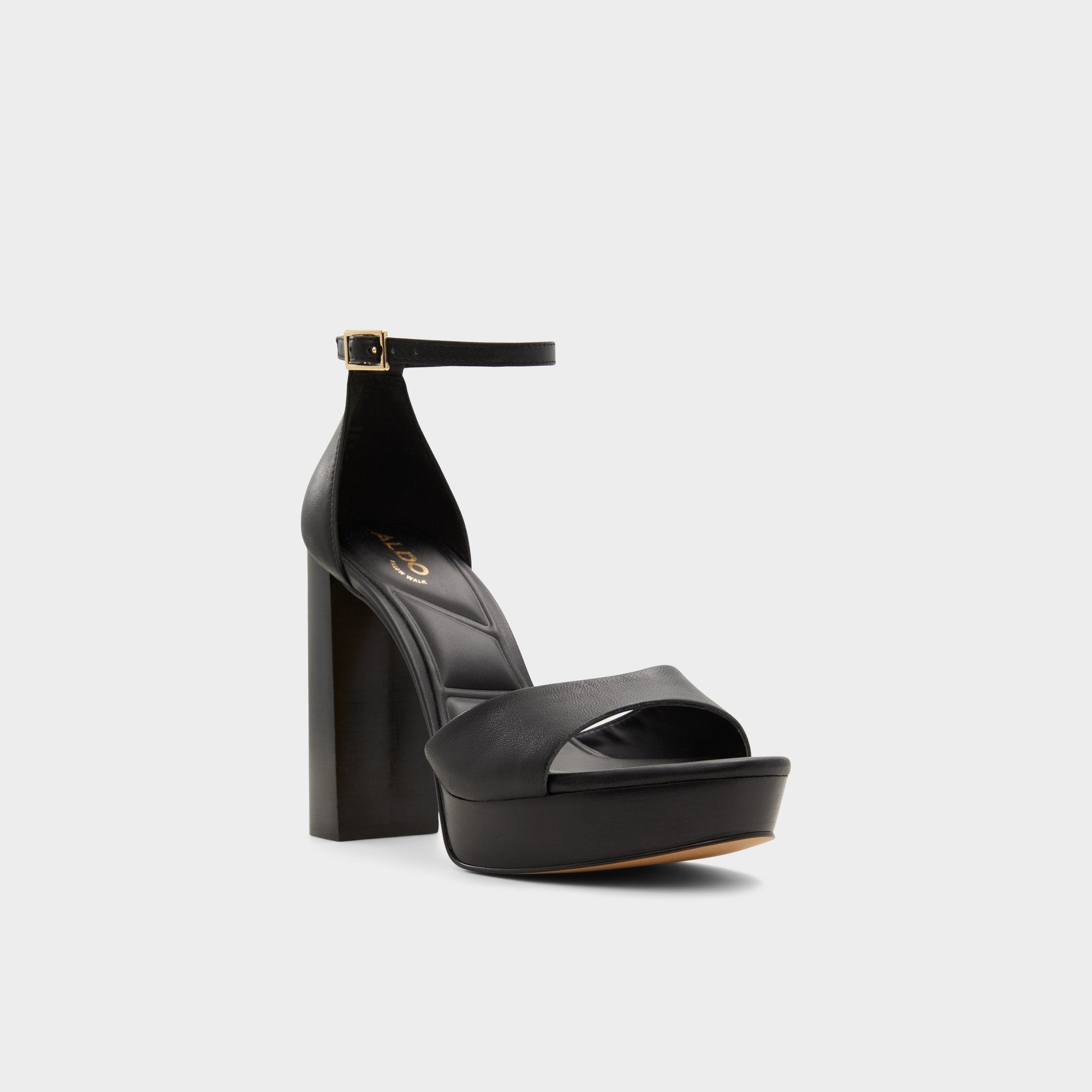 Aldo | Enaegyn2.0 Black Women's Platform sandals - Strappy heeled sandal, Platform