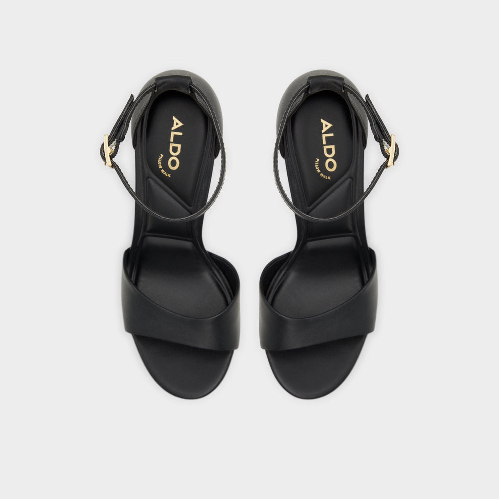 Aldo | Enaegyn2.0 Black Women's Platform sandals - Strappy heeled sandal, Platform