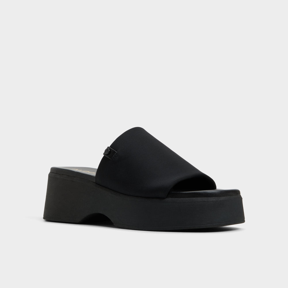 Aldo | Yassa Black Women's Wedges - Wedge sandal