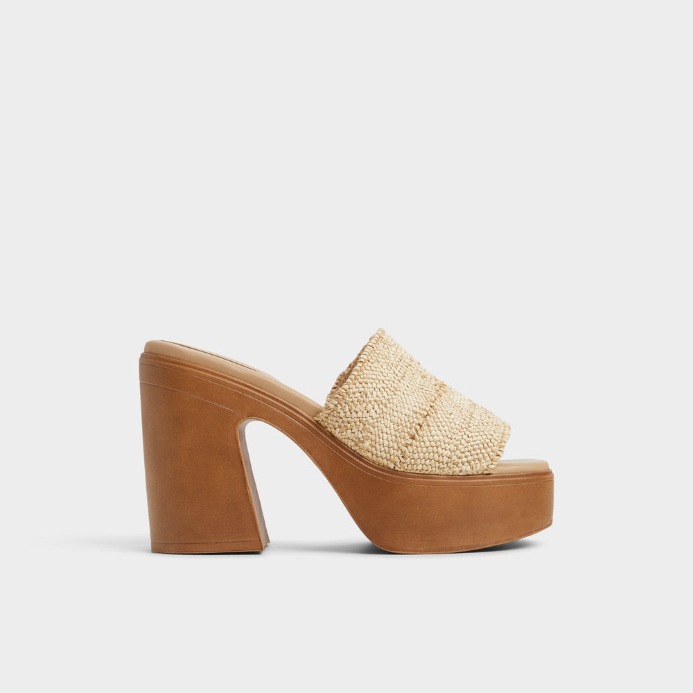 Aldo | Maysee Natural Women's Platform sandals - Heeled mule, Platform