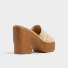 Aldo | Maysee Natural Women's Platform sandals - Heeled mule, Platform
