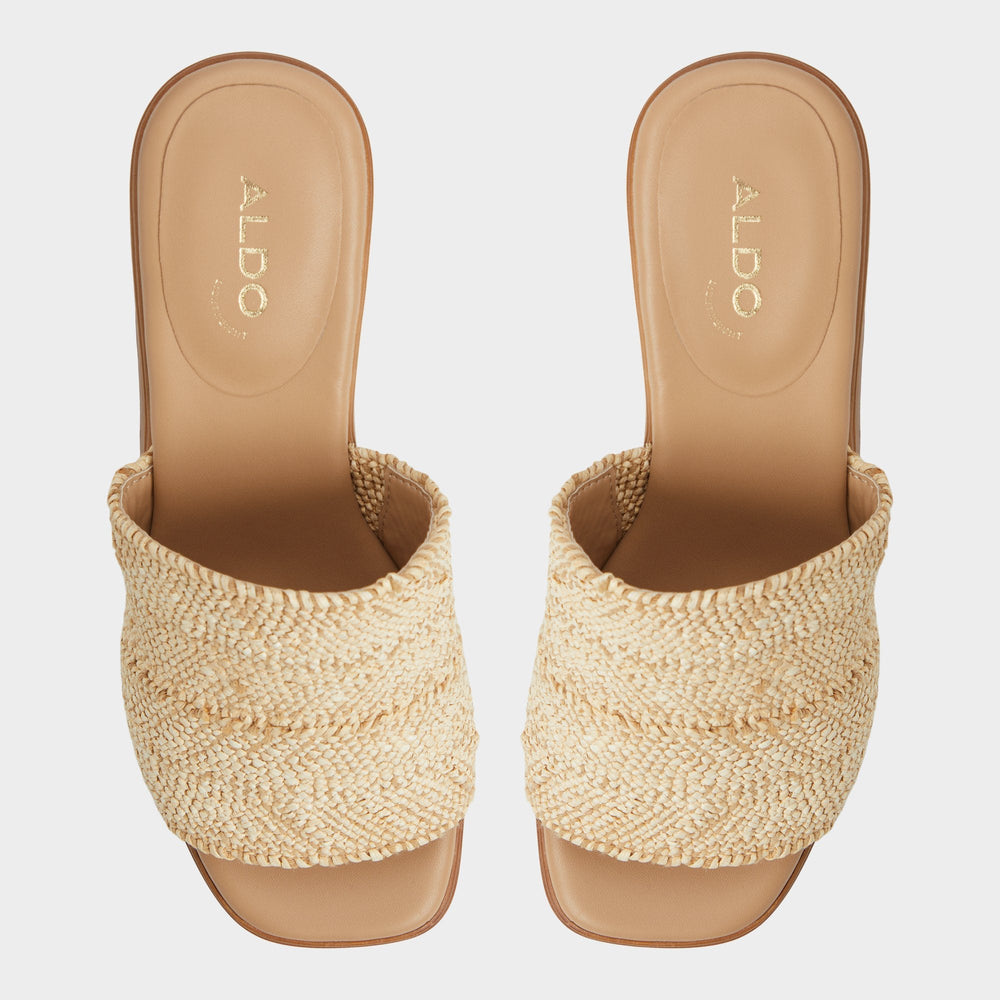 Aldo | Maysee Natural Women's Platform sandals - Heeled mule, Platform