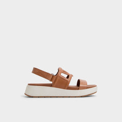Aldo | Onuvia Medium Brown Women's Footbed sandals - Footbed sandal, Flatform