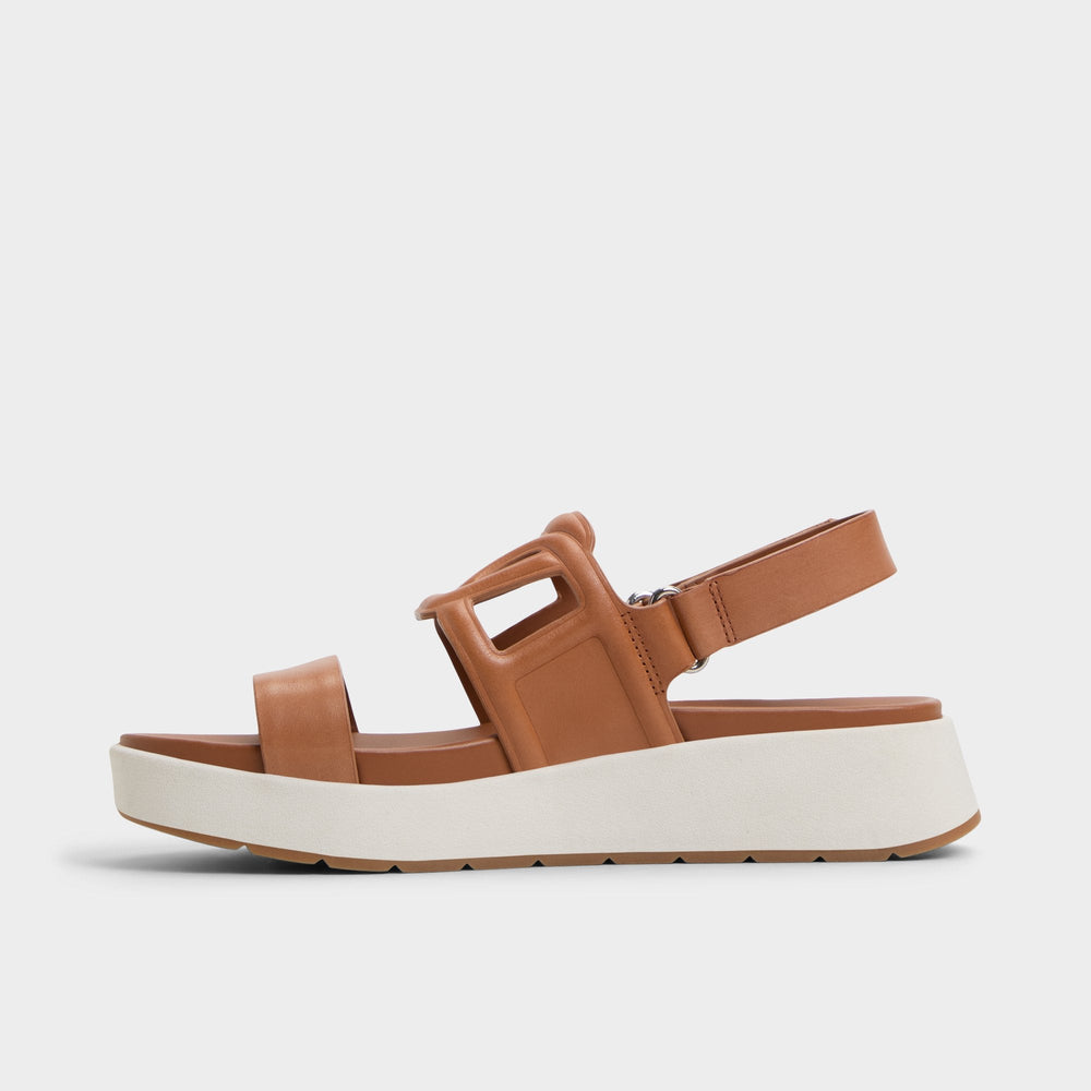 Aldo | Onuvia Medium Brown Women's Footbed sandals - Footbed sandal, Flatform