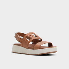 Aldo | Onuvia Medium Brown Women's Footbed sandals - Footbed sandal, Flatform