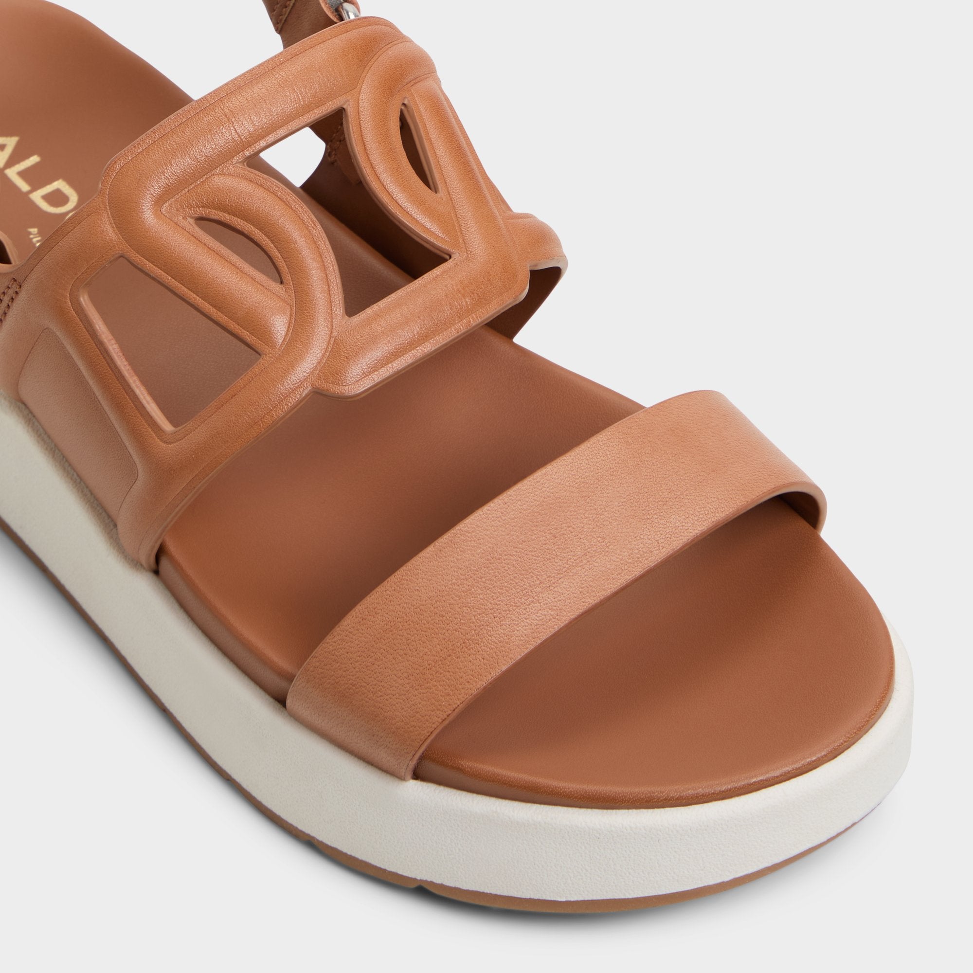 Aldo | Onuvia Medium Brown Women's Footbed sandals - Footbed sandal, Flatform