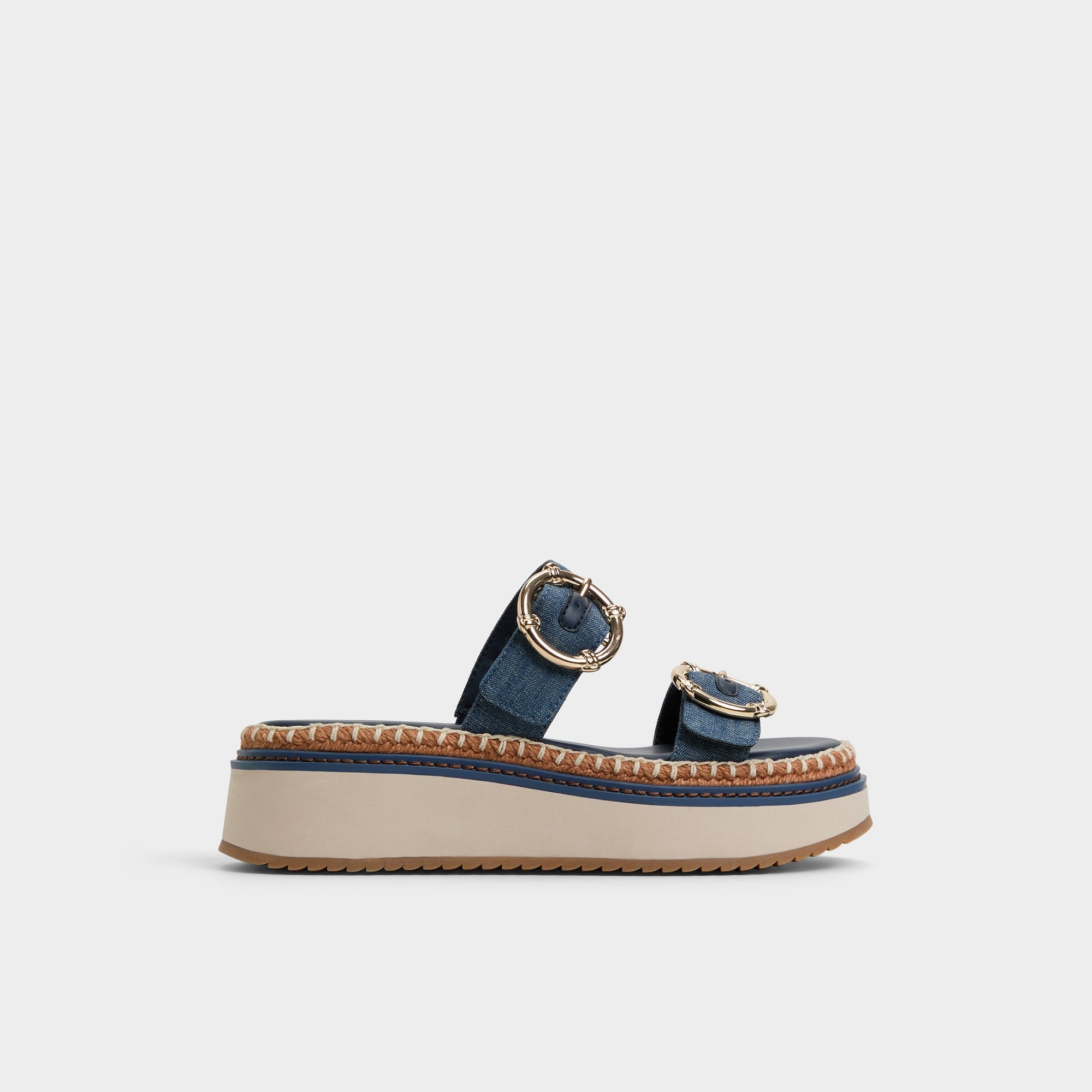 Aldo | Kaeithien Dark Blue Women's Platform sandals - Slide sandal