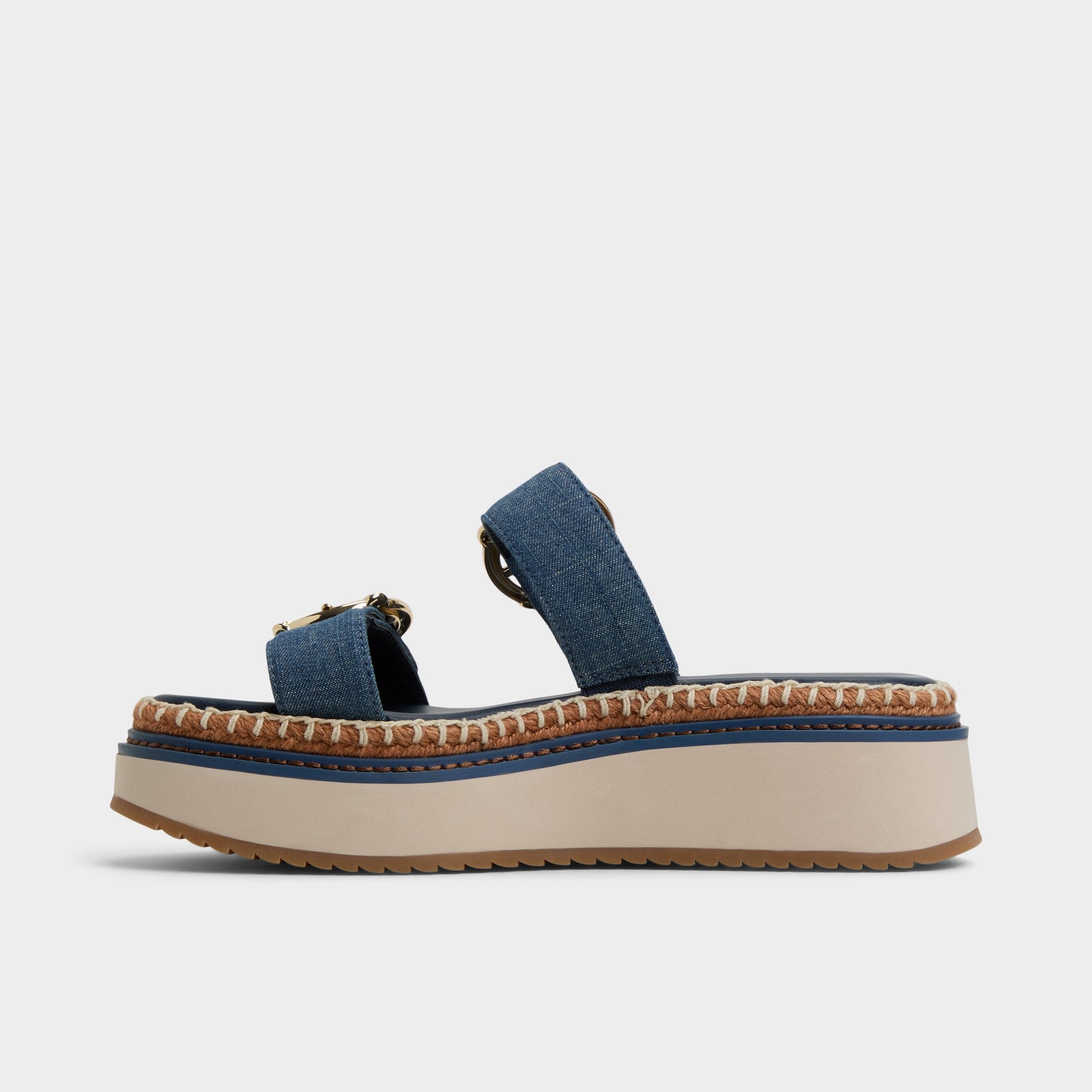 Aldo | Kaeithien Dark Blue Women's Platform sandals - Slide sandal
