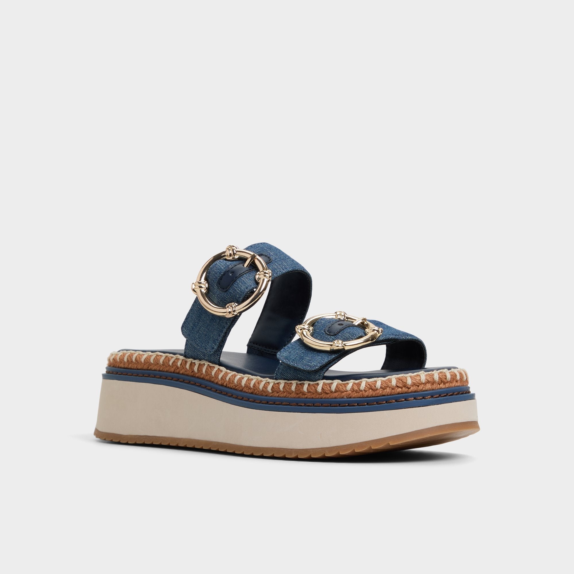 Aldo | Kaeithien Dark Blue Women's Platform sandals - Slide sandal