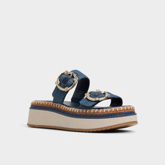 Aldo | Kaeithien Dark Blue Women's Platform sandals - Slide sandal