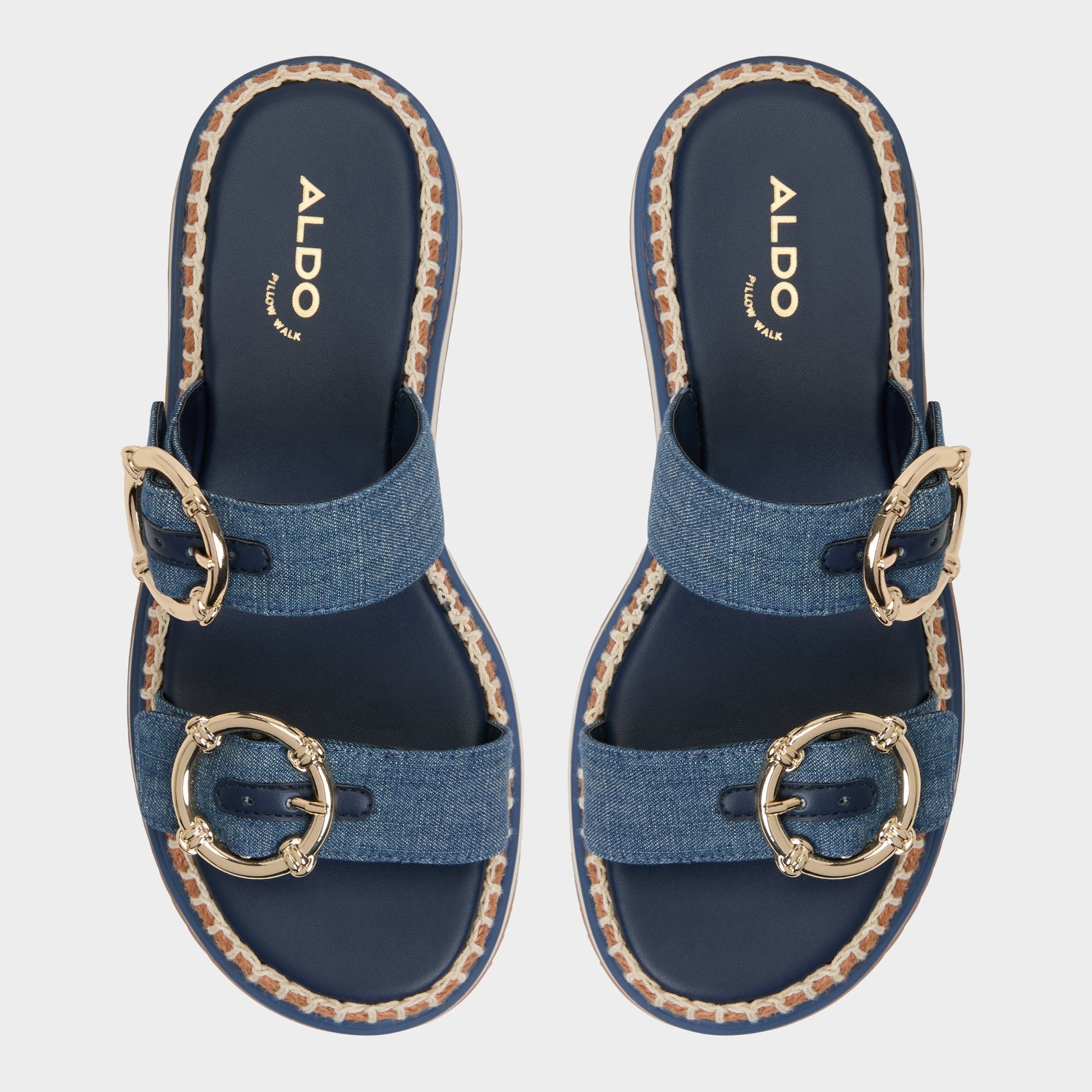 Aldo | Kaeithien Dark Blue Women's Platform sandals - Slide sandal