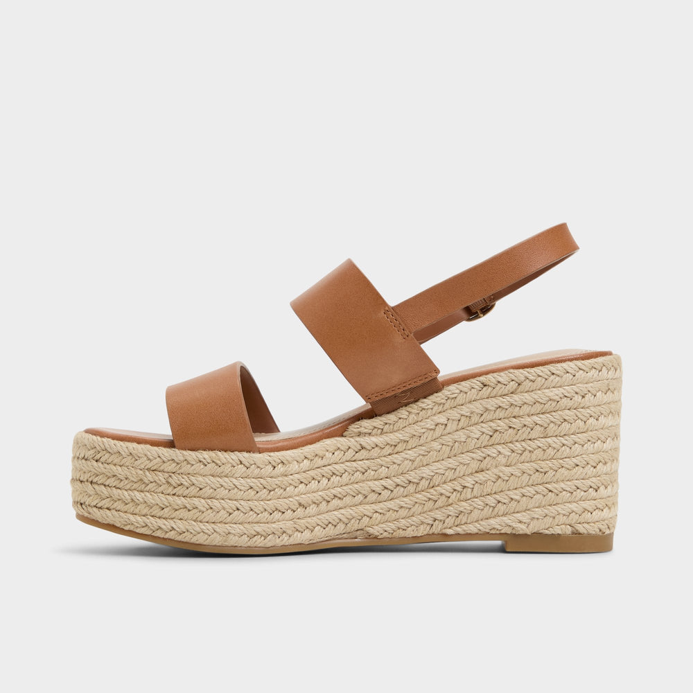 Aldo | Keoni Medium Brown Women's Platform sandals - Wedge sandal