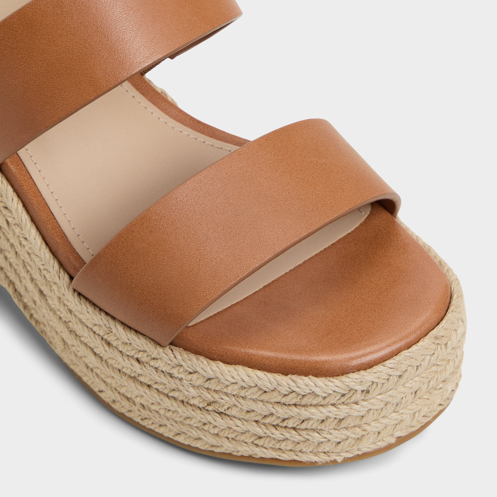 Aldo | Keoni Medium Brown Women's Platform sandals - Wedge sandal