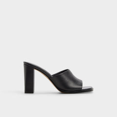 Aldo | Re in Sophia Black - Heeled mule, Block heel