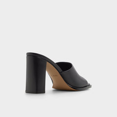 Aldo | Re in Sophia Black - Heeled mule, Block heel