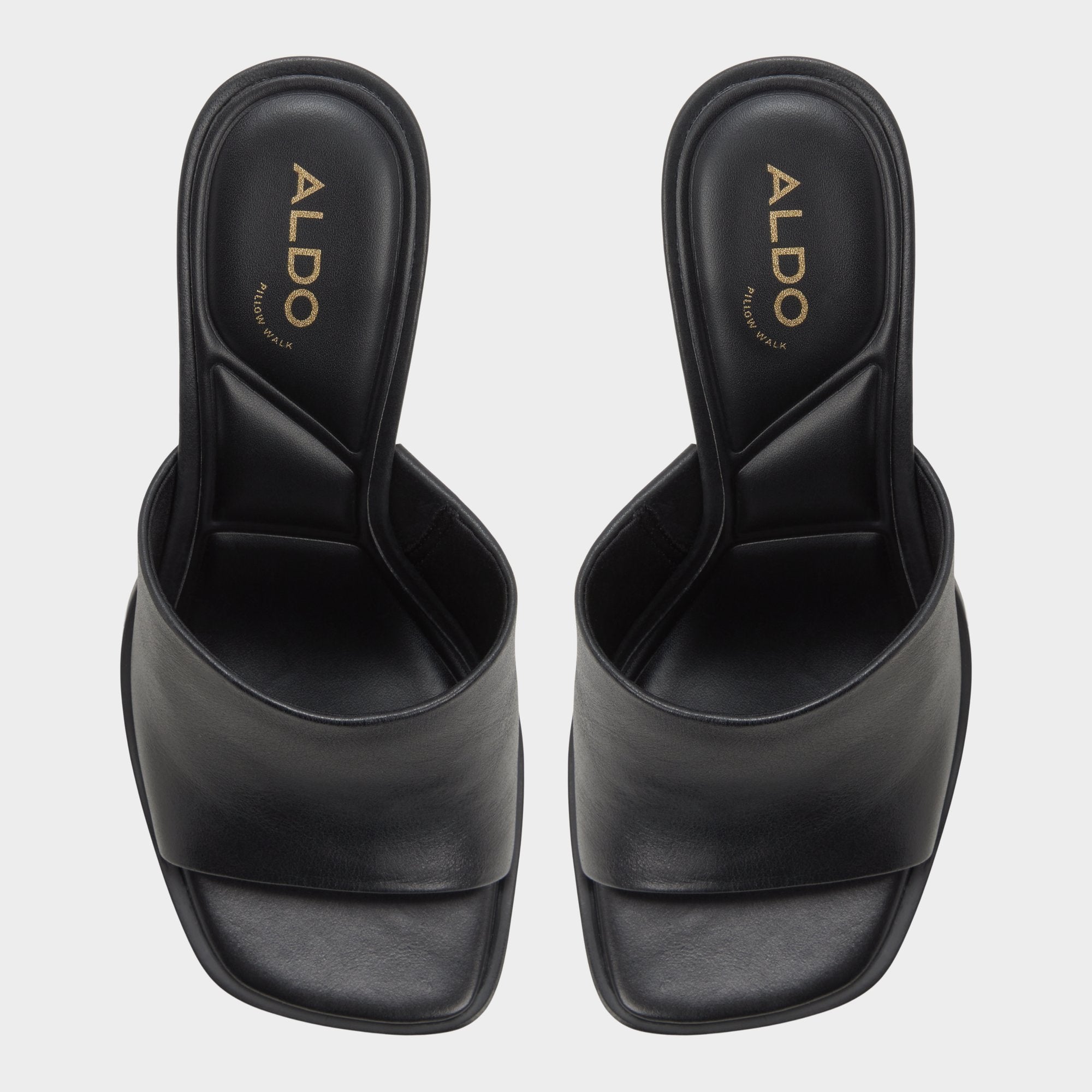 Aldo | Re in Sophia Black - Heeled mule, Block heel