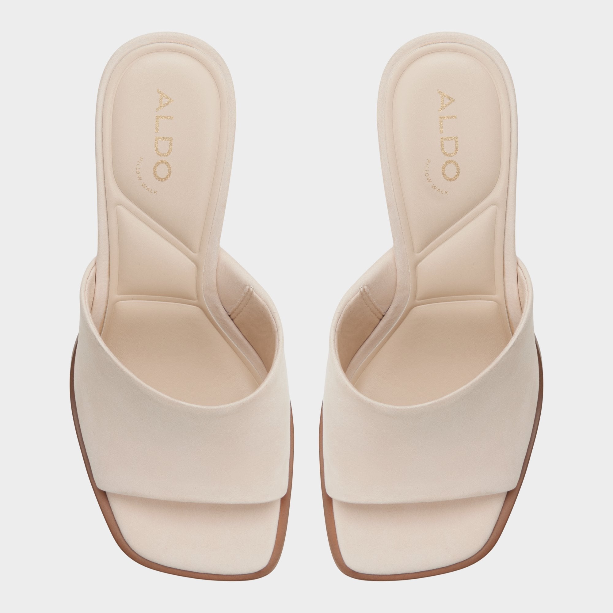 Aldo | Re in Sophia Other Beige - Heeled mule, Block heel
