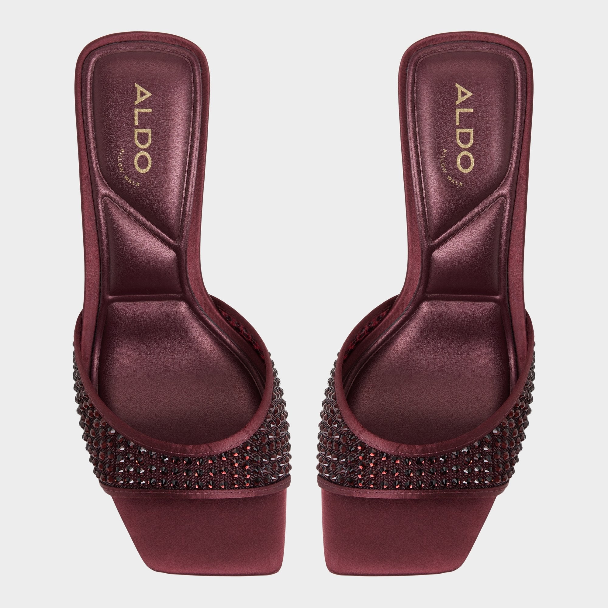 Aldo | Agatha in Bordo - Heeled mule