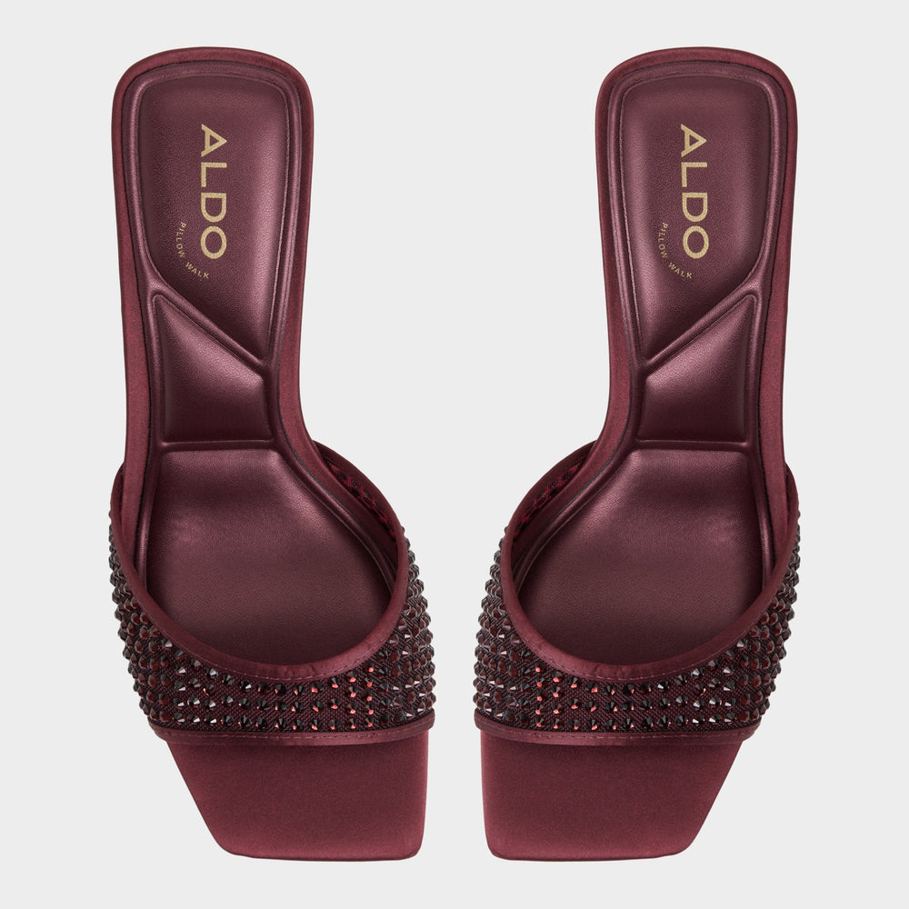 Aldo | Agatha in Bordo - Heeled mule