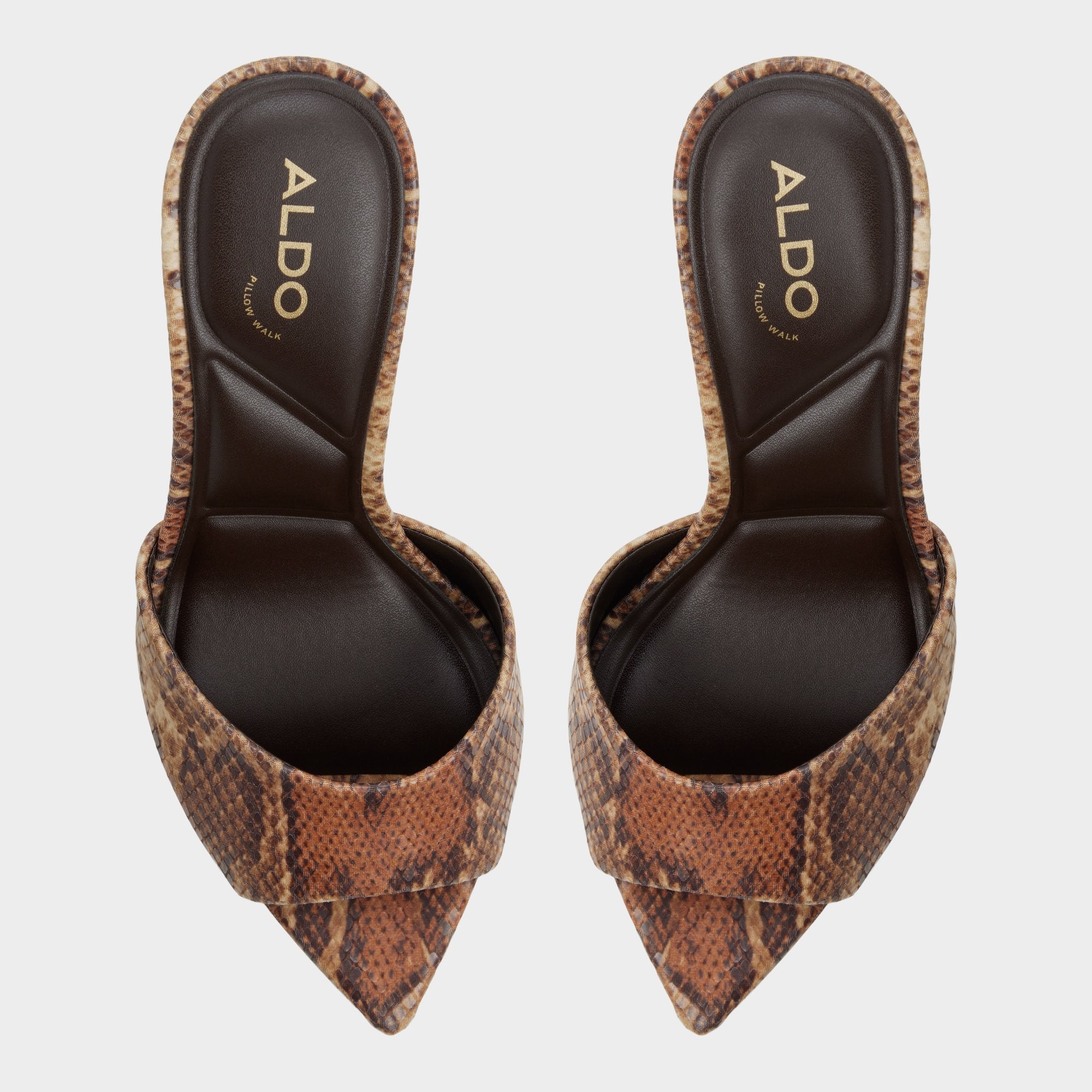 Aldo | Anniebrilden in Brown Multi 14190598 - Heeled mule, Stiletto heel