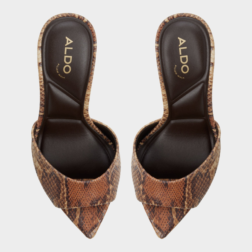 Aldo | Anniebrilden in Brown Multi 14190598 - Heeled mule, Stiletto heel