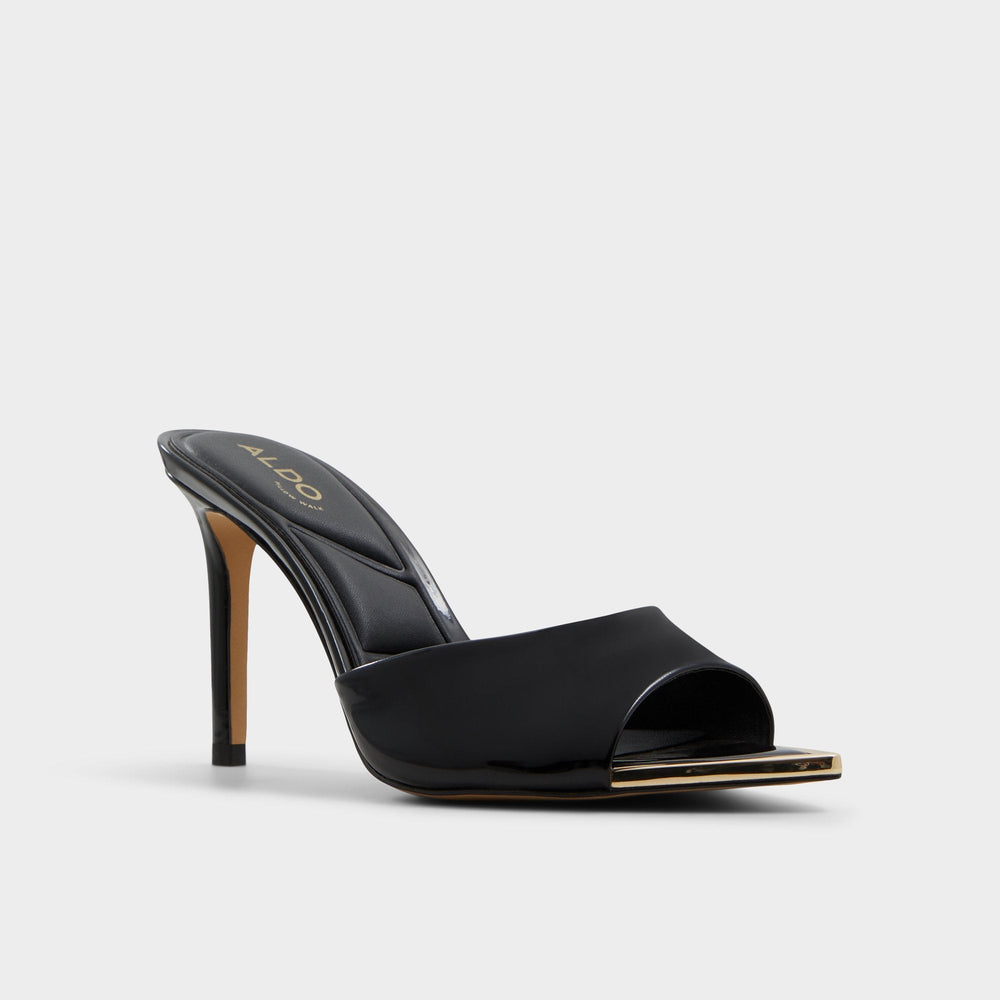 Aldo | Anniebrilden Black Women's Heeled mules - Heeled mule, Stiletto heel