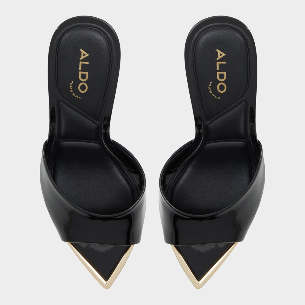 Aldo | Anniebrilden Black Women's Heeled mules - Heeled mule, Stiletto heel
