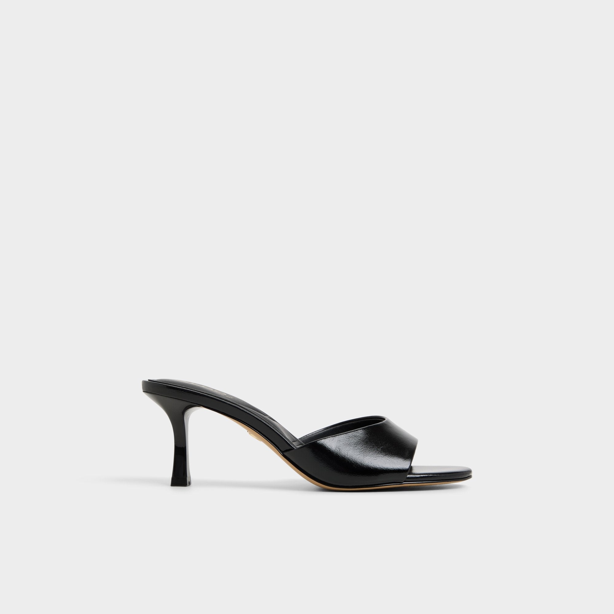 Aldo | Annaberaen in Black - Heeled mule, Stiletto heel