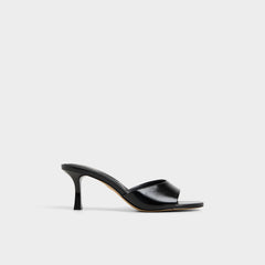 Aldo | Annaberaen in Black - Heeled mule, Stiletto heel