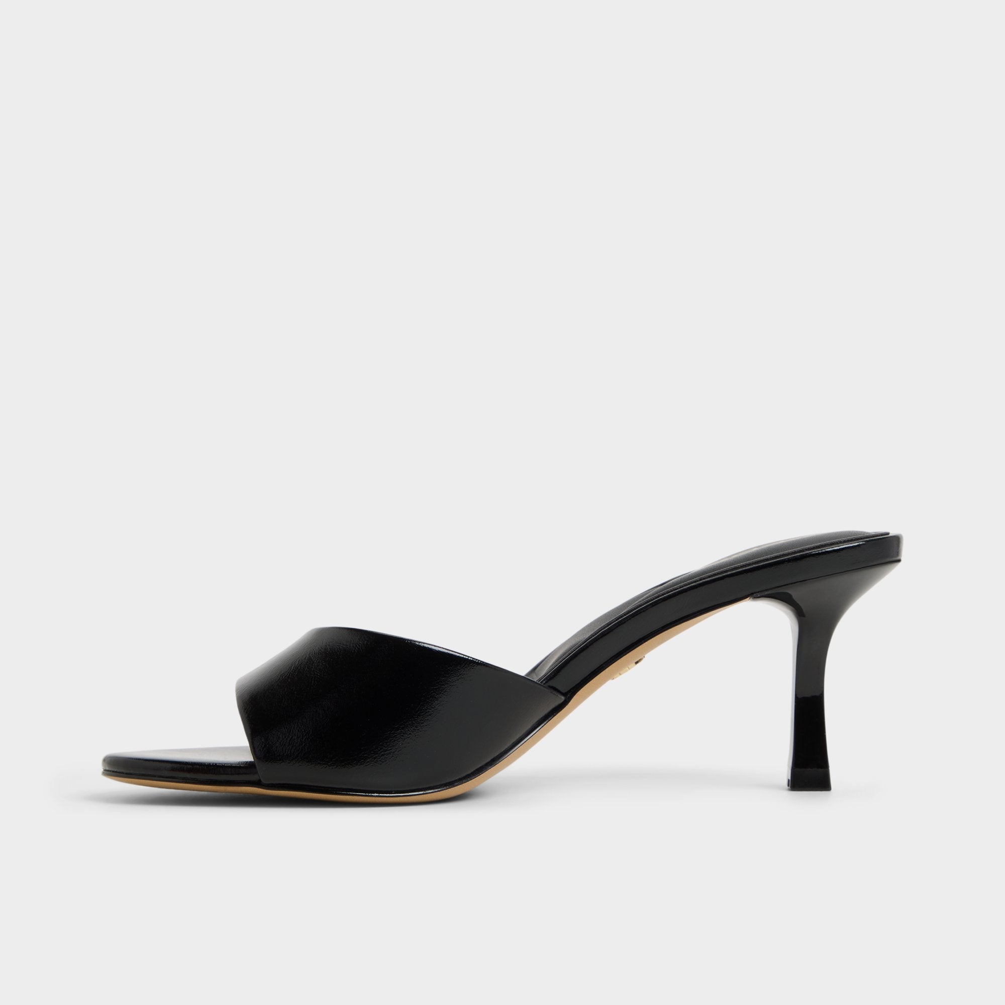 Aldo | Annaberaen in Black - Heeled mule, Stiletto heel