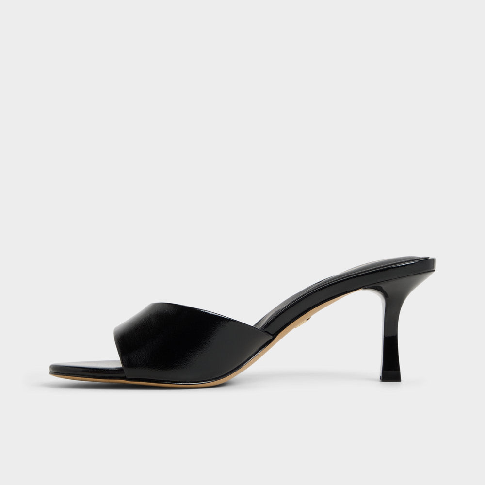Aldo | Annaberaen in Black - Heeled mule, Stiletto heel