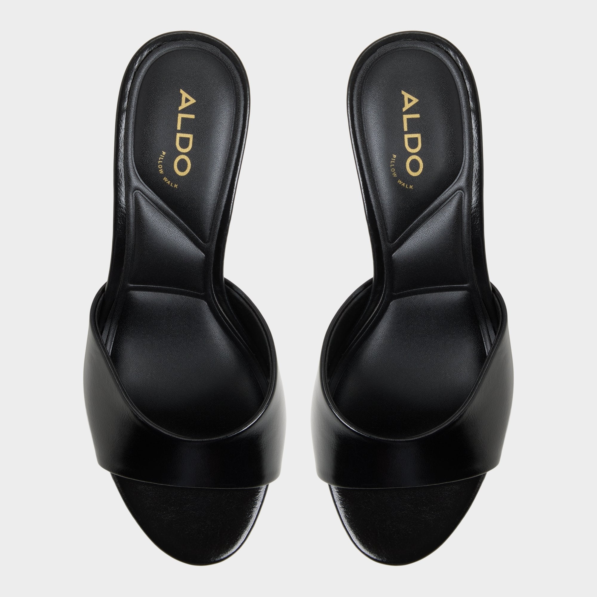 Aldo | Annaberaen in Black - Heeled mule, Stiletto heel
