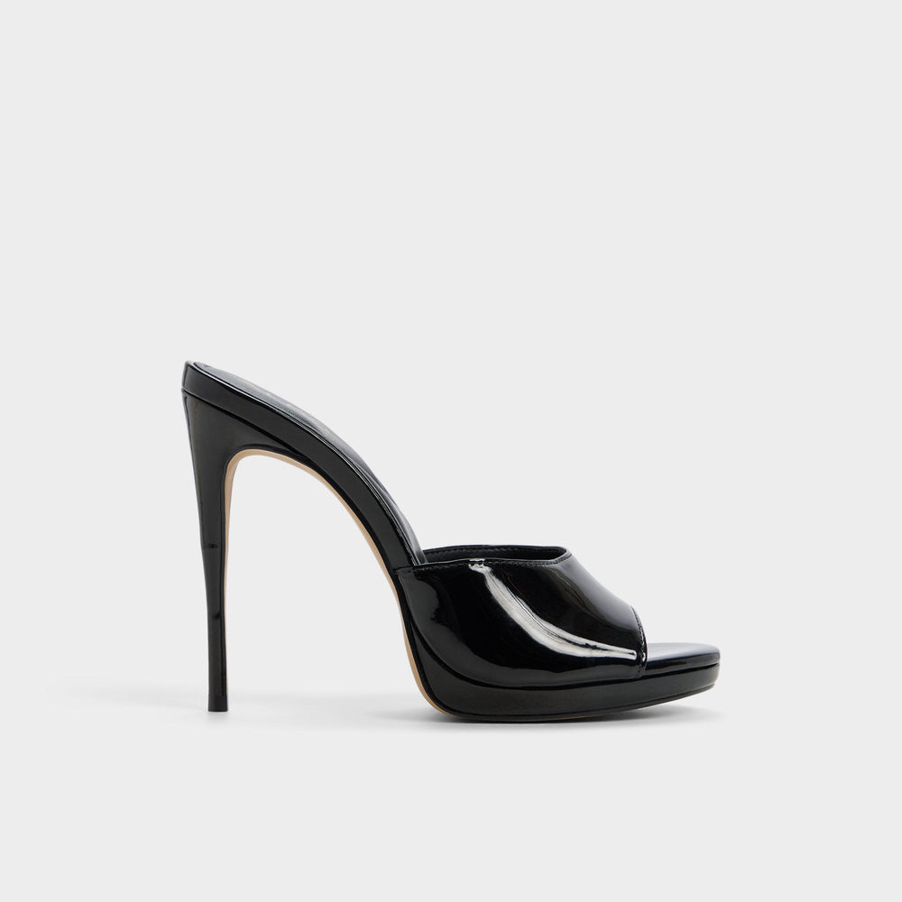 Aldo | Rivieraa in Black - Heeled mule, Platform