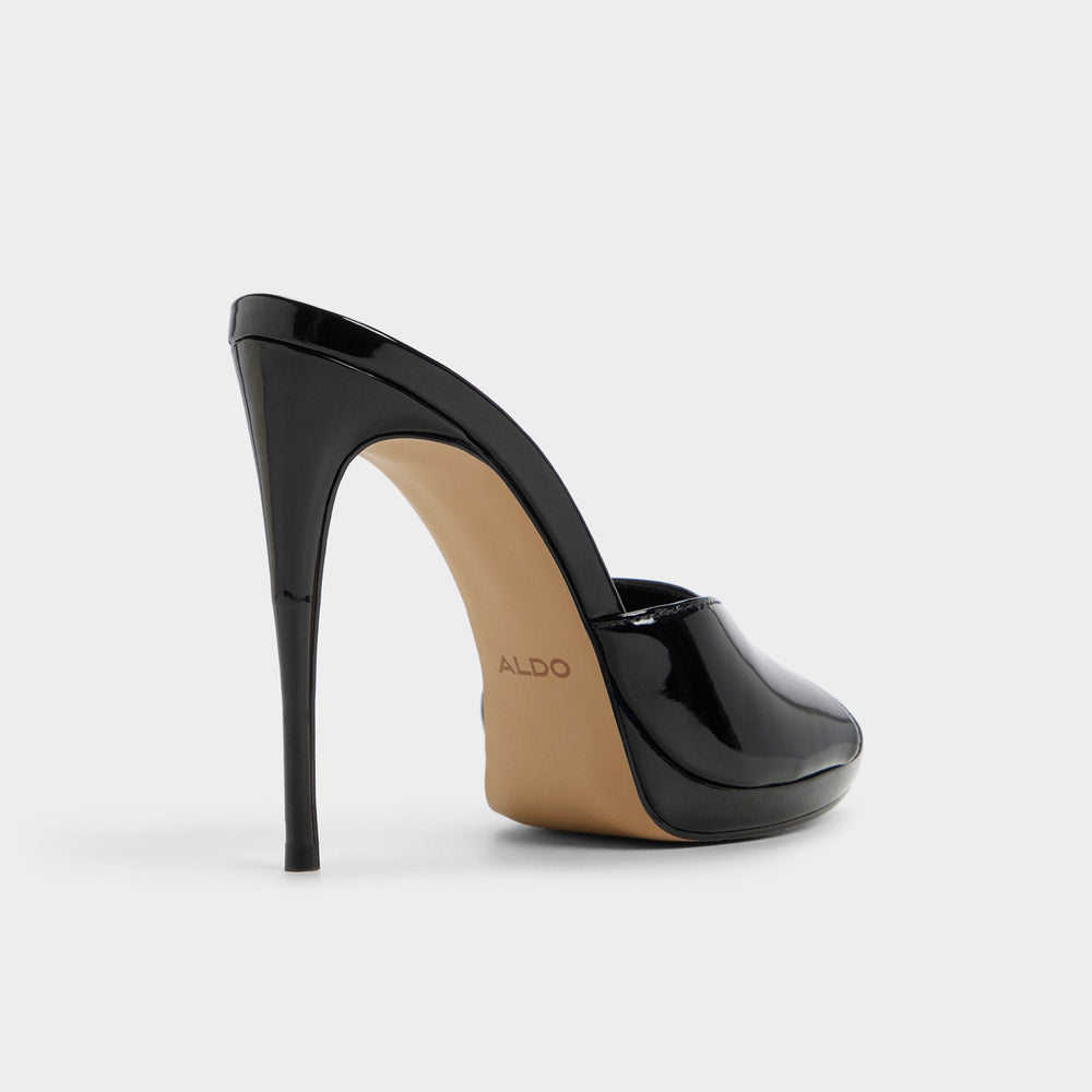 Aldo | Rivieraa in Black - Heeled mule, Platform